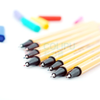 思笔乐 STABILO 乐点88纤细水笔 88/40 0.4mm (红色) 10支/盒