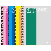 何如 HOTROCK 螺旋装订笔记本 RP1080 A5 (混色) 80页/本 (颜色随机)