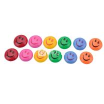 亿裕 笑脸卡通磁粒 6012 30mm (彩色) 12个/卡