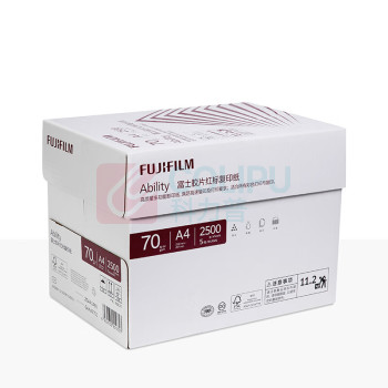 富士胶片 FUJI FILM 红标复印纸 / A4 70g 500张/包 5包/箱 (原富士施乐)