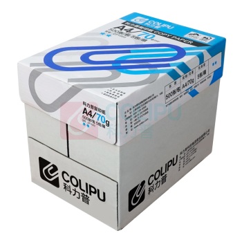 科力普 COLIPU 复印纸 2星 CFY003 A4 70g 500张/包 5包/箱 (大包装)PEFC认证