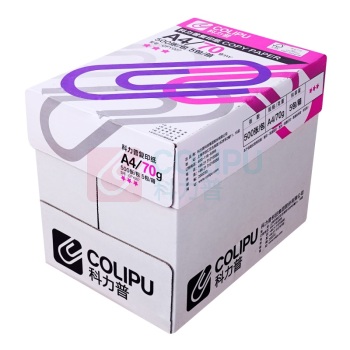 科力普 COLIPU 复印纸 3星 CFY007 A4 70g 500张/包 5包/箱 (大包装)FSC认证