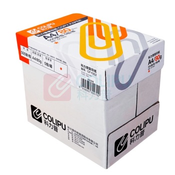 科力普 COLIPU 复印纸 1星 CFY002 A4 80g/m2 5包/箱 (大包装)