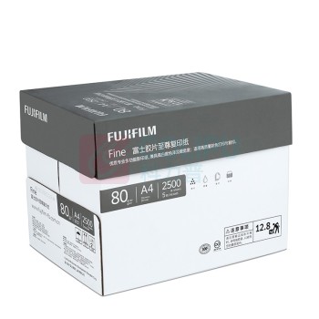 富士胶片 FUJI FILM 至尊复印纸 A4 80g 500张/包 5包/箱 (原富士施乐)