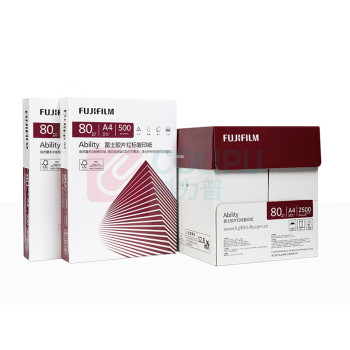 富士胶片 FUJI FILM 红标复印纸 / A4 80g 500张/包 5包/箱 (原富士施乐)