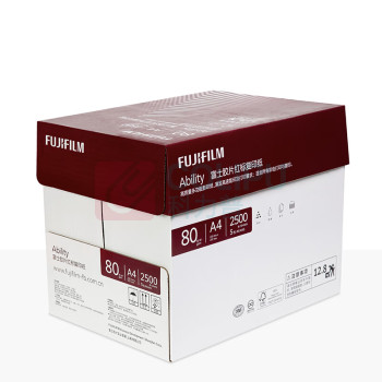 富士胶片 FUJI FILM 红标复印纸 / A4 80g 500张/包 5包/箱 (原富士施乐)