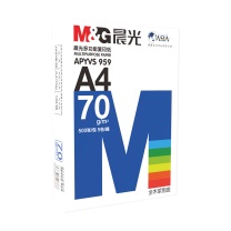 晨光 M&G 多功能复印纸 蓝色包装 APYVS959/APYVQ959 A4 70g 500张/包 5包/箱 (华西8包装)