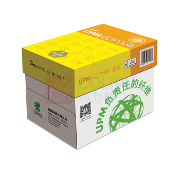 欣乐 A4复印纸 全木浆 80克 500张/包 5包/箱 
