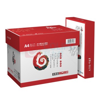 乐活天章 复印纸 中档品质款打印纸 70gA4 500张/包 8包/箱(4000张) 