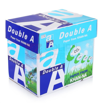 达伯埃 Double A 办公用品打印复印纸 80g A4 500张/包 5包装(2500张) 