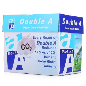 达伯埃 Double A 办公用品打印复印纸 80g A4 500张/包 5包装(2500张) 