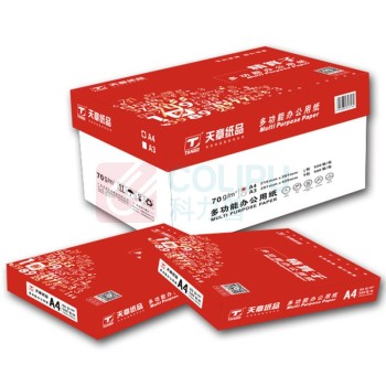 乐活天章 精算子 复印纸 70克A4 500张/包 8包装(共4000张) 