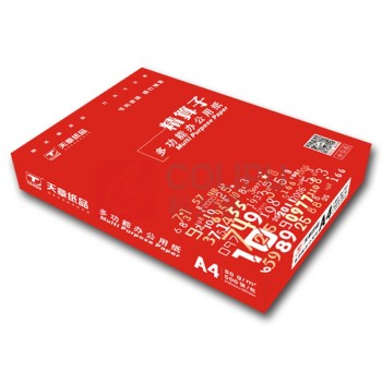 乐活天章 精算子 复印纸 70克A4 500张/包 8包装(共4000张) 
