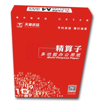 乐活天章 精算子 复印纸 70克A4 500张/包 8包装(共4000张) 