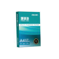 得力 deli 珊瑚海复印纸 7361 A4 70g/m2 500张/包 5包/箱 单包型号:7362 DC