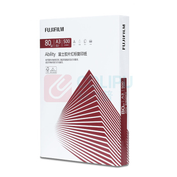 富士胶片 FUJI FILM 红标复印纸 / A3 80g 500张/包5包/箱