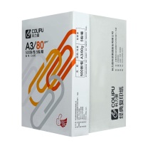 科力普 COLIPU 经典复印纸 CA06 A3 80g 500张/包 5包/箱 (大包装)PEFC认证