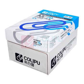 科力普 COLIPU 复印纸 2星 CFY005 A3 70g 500张/包 5包/箱 (大包装)PEFC认证