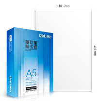 得力 deli 复印纸 ZF7126 A5 80g 500张/包 10包/箱 (单包型号:ZF7125)
