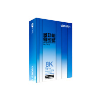 得力 deli 复印纸 7411 8k 70g (白色) 500张/包 4包/箱 (单包型号7410)