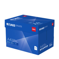 得力(deli) 复印纸 ZF558 500张/包 5包/箱 销售单位:箱 (复印纸) (计量单位:个)