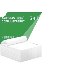 蓝韵 电脑打印纸 241-1 一联整张 不撕边 (白色) 1000张/盒