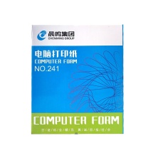 晨鸣 ChenMing 电脑打印纸 241-3-1/3 三联三等分 撕边 (彩色) 1000张/箱
