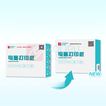 科力普 COLIPU 电脑打印纸 241-4 80列 无等分 4联 带压线 (白色) 1000页/箱