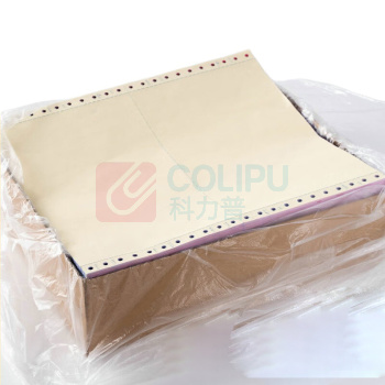 来采 电脑打印纸 381-3-2 三联二等分不撕边 (彩色) 1000页/箱