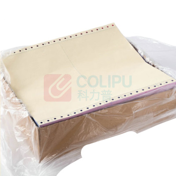 来采 电脑打印纸 381-3 三联整张不撕边 (彩色) 1000页/箱
