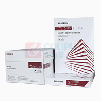 富士胶片 电脑打印纸 红标 A3 70g 500张/包 5包/箱