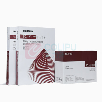 富士胶片 电脑打印纸 红标 A3 80g 500张/包 5包/箱