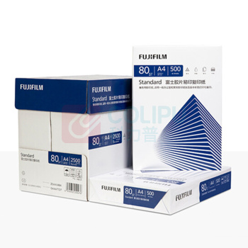 富士胶片 FUJI FILM 打印纸 易印 A4 80g 500张/包 5包/箱