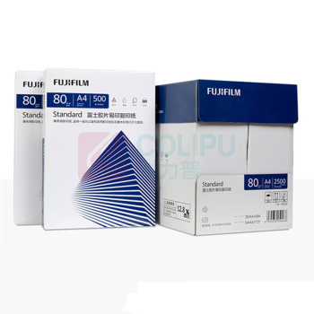 富士胶片 FUJI FILM 打印纸 易印 A4 80g 500张/包 5包/箱