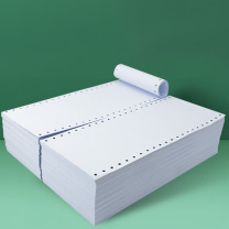 速易打 针式打印纸 120-1600-1-3 120×280mm 一联三等分可撕边 (白色) 1600张/盒 DC