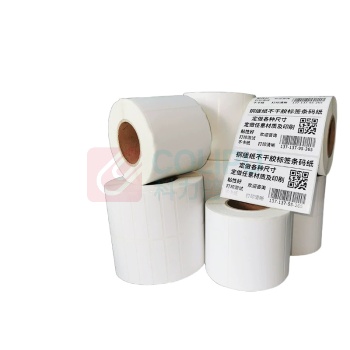 优之彩 标签打印纸 PVC材质 60mm×20mm 定制尺寸 (白色)