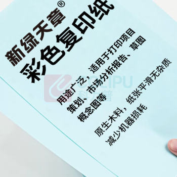 天章(TANGO) 新绿天章 彩色复印纸 P65395 A4 70g (浅蓝色) 500张/包