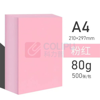 伟盛 80克彩纸 A4 500张/包 5包/箱