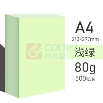 伟盛 80克彩纸 A4 500张/包 5包/箱