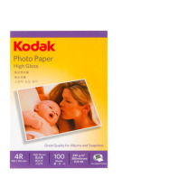 柯达 Kodak 4R/6英寸 230g高光面照片纸/喷墨打印相片纸/相纸 100张装 4027-316 