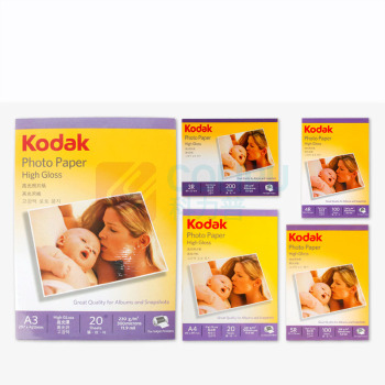 柯达 Kodak 4R/6英寸 230g高光面照片纸/喷墨打印相片纸/相纸 100张装 4027-316 