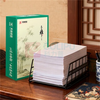 天章 雅A4纸打印纸 80g 500张/包 8包/箱 4000张 (白色)
