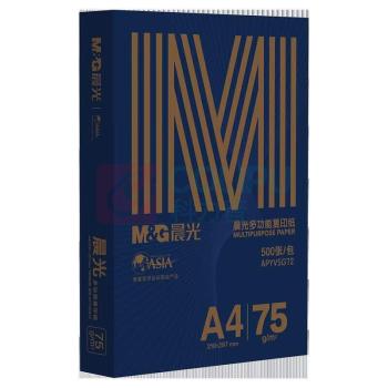 晨光 M&G 打印纸金晨光A4 75g 复印纸 5包/箱 APYVSG72 (白色)