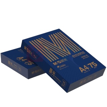 晨光 M&G 打印纸金晨光A4 75g 复印纸 5包/箱 APYVSG72 (白色)