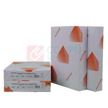 富士胶片 FUJI FILM 彩色激光打印纸 A4 200g 250张/包 4包/箱 (原富士施乐)