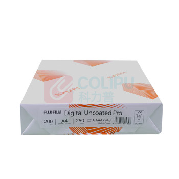 富士胶片 FUJI FILM 彩色激光打印纸 A4 200g 250张/包 4包/箱 (原富士施乐)