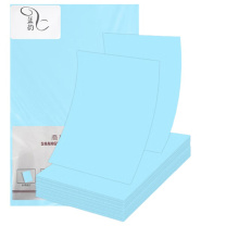 蓝韵 色卡纸 A4 180g (浅蓝色) 100张/包