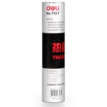 得力 deli 热敏传真纸 7727 210mm*30码 55g 1卷装 DC