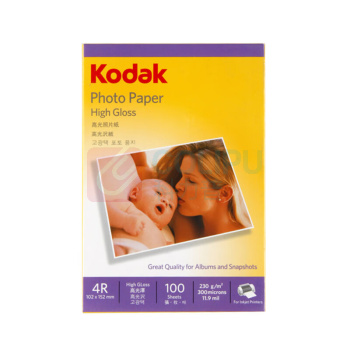 柯达 Kodak 高光照片纸 4027-316 6英寸 80g 100张/包