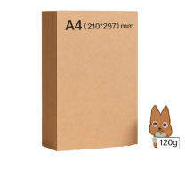 得力 deli 牛皮纸 ZQ5152 A4 120g (米黄色) 100张/包